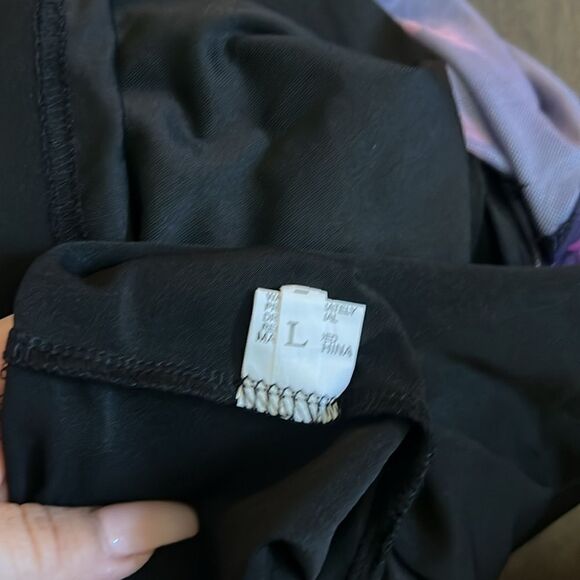 VINTAGE FLOWER PRINT MESH PANEL LACE UP BACK SLIP MAXI DRESS - BLACK - Picture 12 of 13